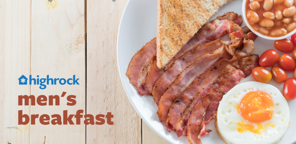 Men's Breakfast A picture of toast and bacon