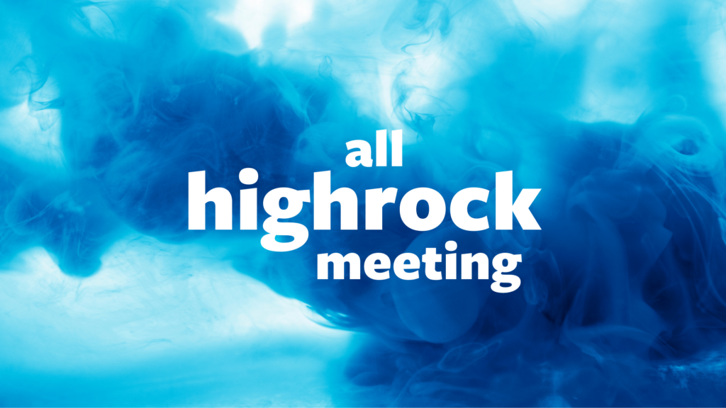 All Highrock Meeting